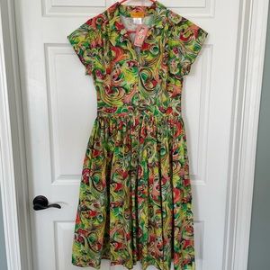 Bernie Dexter Kelly in Proud Peacock L NWT